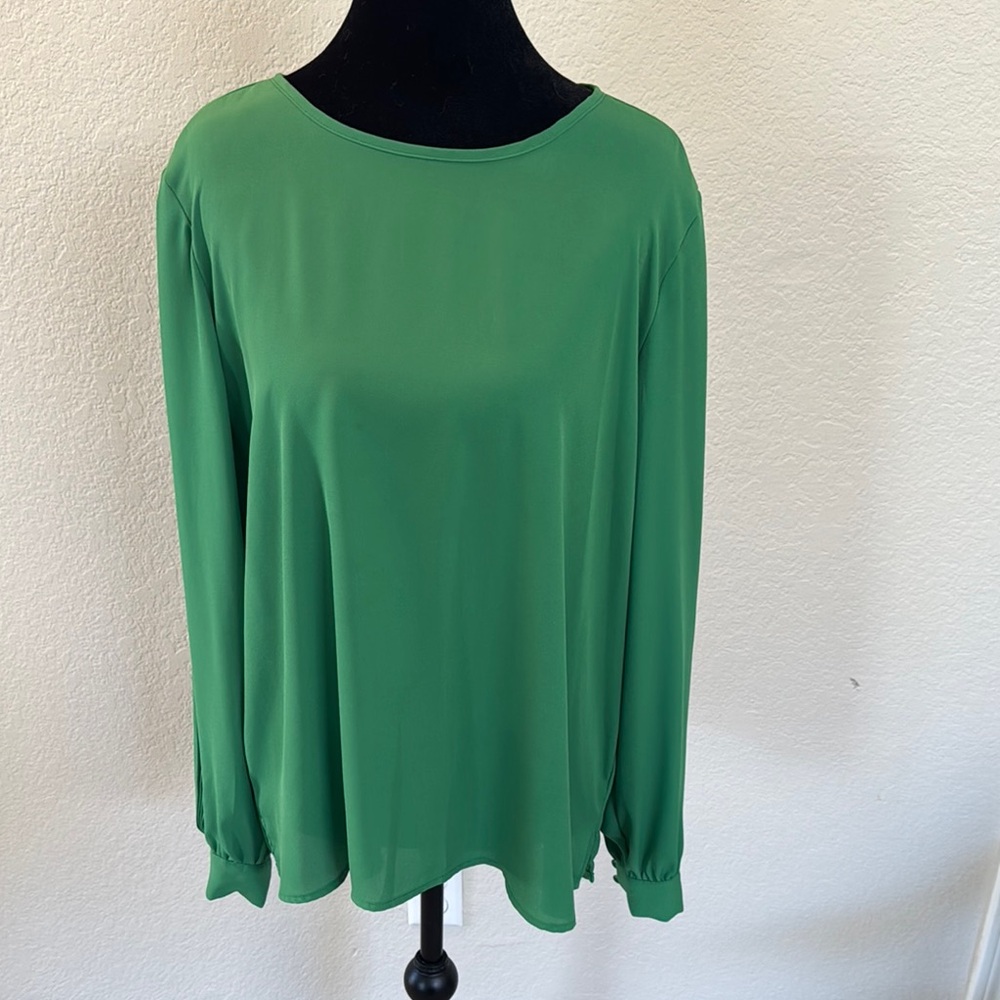 Vince Camuto Vibrant Green Blouse